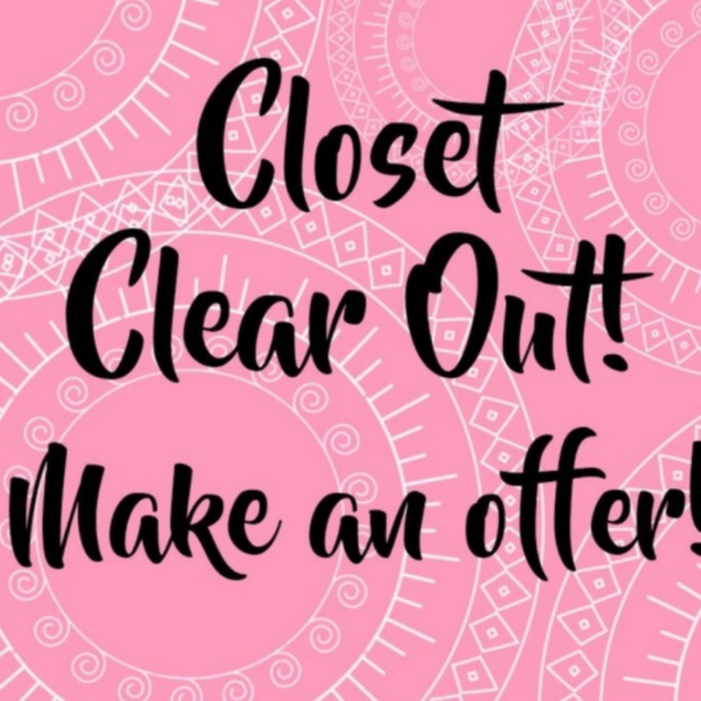 Closet clear out
